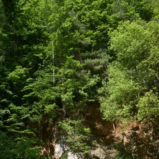 Ehemaliger Steinbruch im unteren Stubensandstein