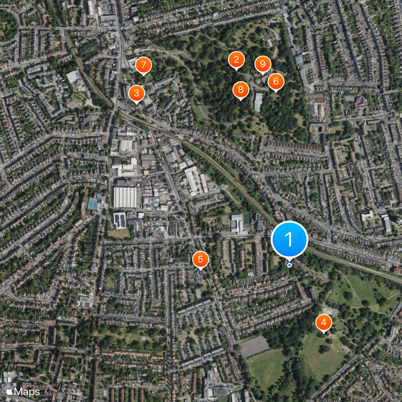 West Norwood Map