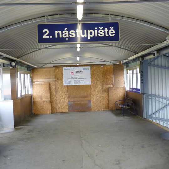 Footbridge of Ostrava-Kunčice station