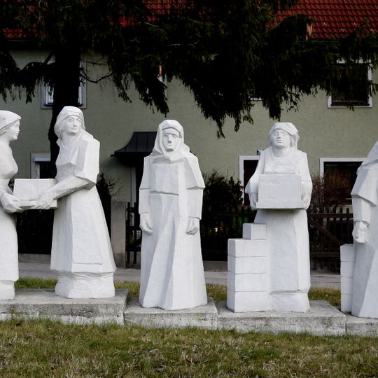 Skulpturengruppe Ziegelschupferinnen, Rosenhügel, Vienna