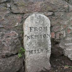 Milestone, opp. Dodbrook Cottages in the village