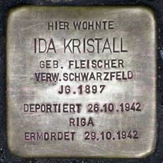 Stolperstein à la mémoire d’Ida Kristall
