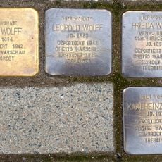 Stolperstein en memoria de Karlheinz Bruck