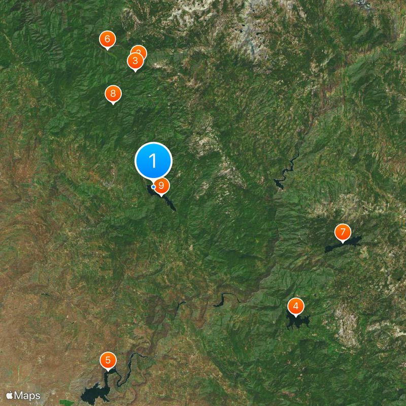 Bass Lake Map