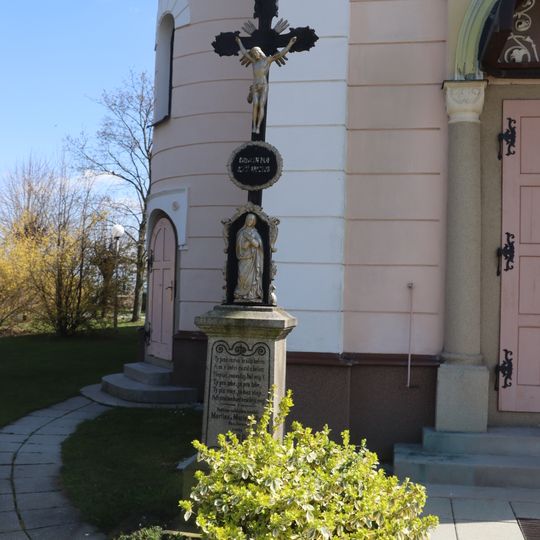 Wayside cross near Church of Saints Cyril and Methodius