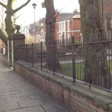 Gate Piers And Wall To Adult Education Centre