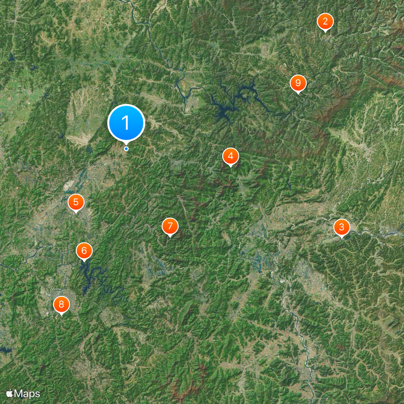 Ch'ungch'ŏng Północny Mapa