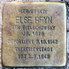 Stolperstein en memoria de Else Heyn