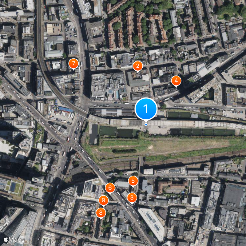 East London Line Map
