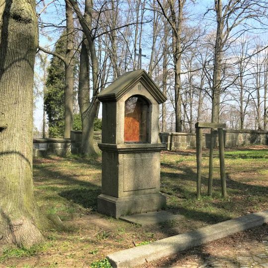 Kaplička VI. zastavení křížové cesty ve Šluknově