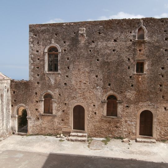 Venetian villa with adjoining Evangelismos church, Rogdia