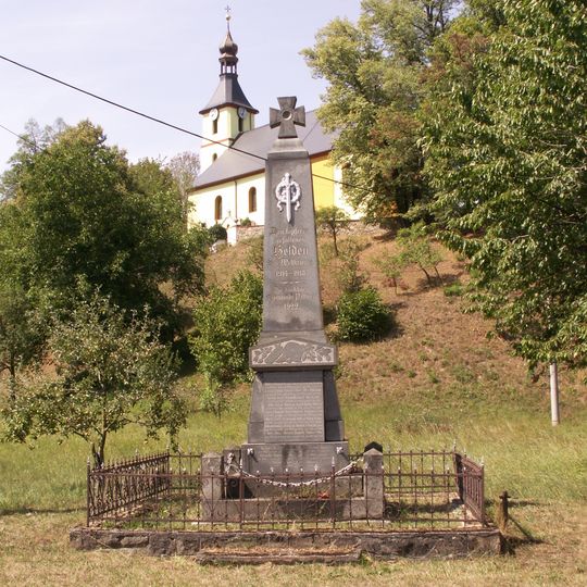 Pomník padlým v 1 světové válce v Pitárném