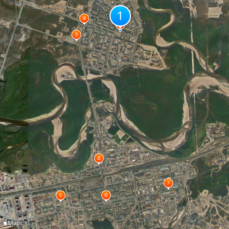 152 mm howitzer 2A65 Map