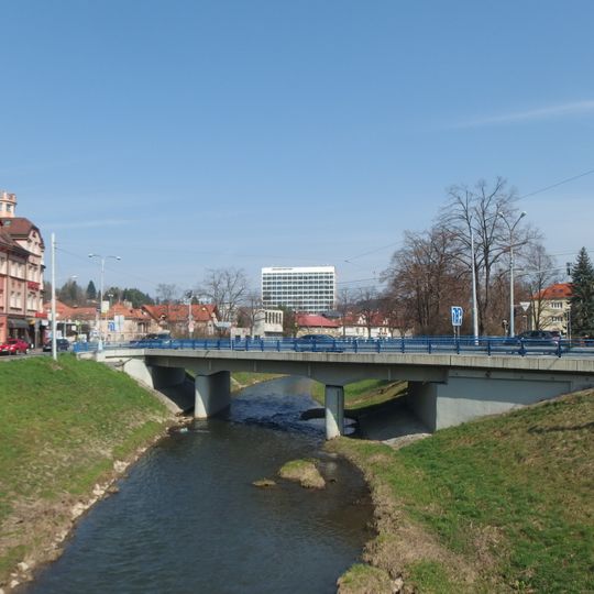 Bridge of Dlouhá street in Zlín