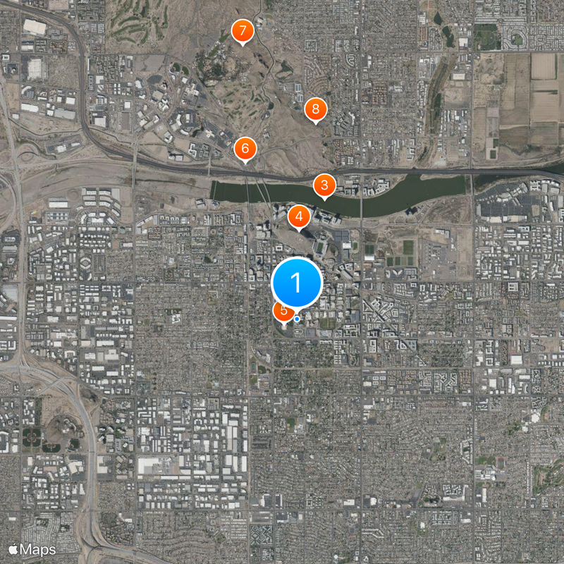 Arizona State University Map