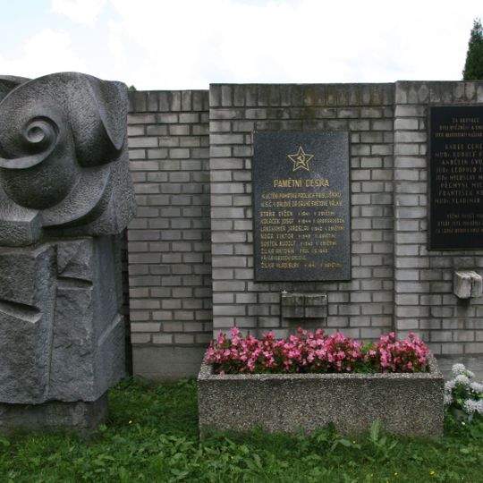 World War II memorial in Orlová Cemetery