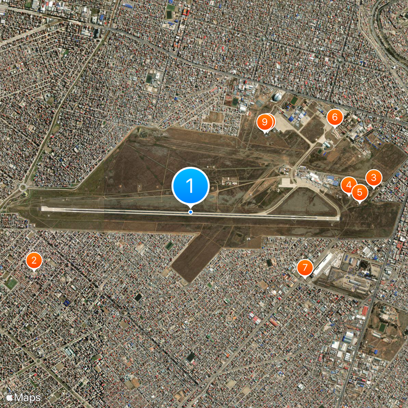 Aeroporto Internacional de El Alto Mapa