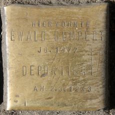Stolperstein dedicated to Ewald Gumpert