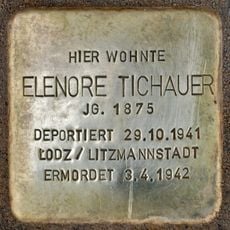 Stolperstein en memoria de Elenore Tichauer