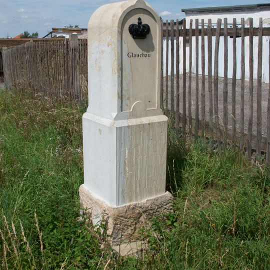 Kgl.-sächs. Postmeilenstein Glauchau, Lichtensteiner Straße