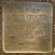 Stolperstein en memoria de Liesel Brager