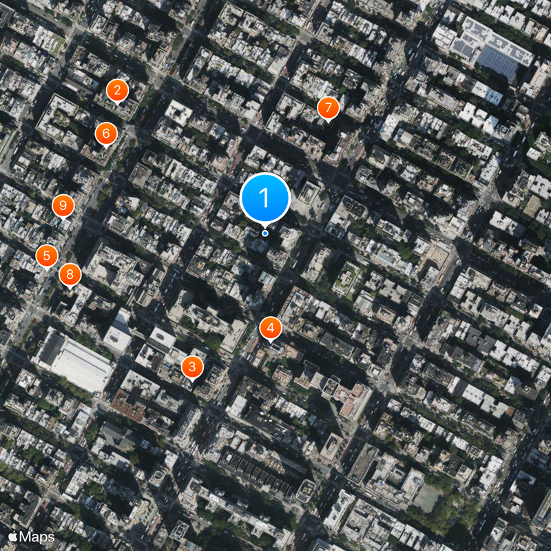 Lenox Hill Map