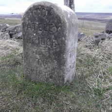 Milestone,  Just E of Greenhow