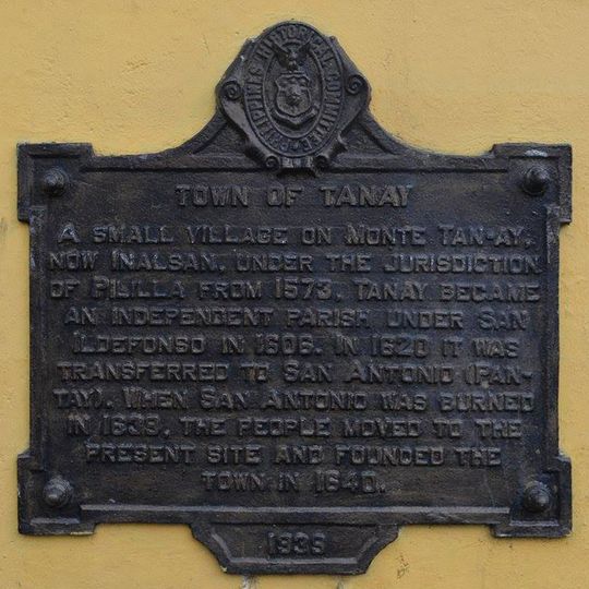 Town of Tanay historical marker