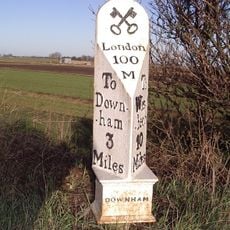 Milepost, 80yds W of Kontel Kennels