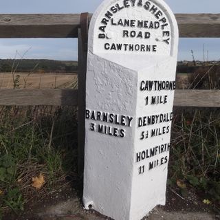 Milestone Approximately 600 Metres East Of Barnby Hall Farm