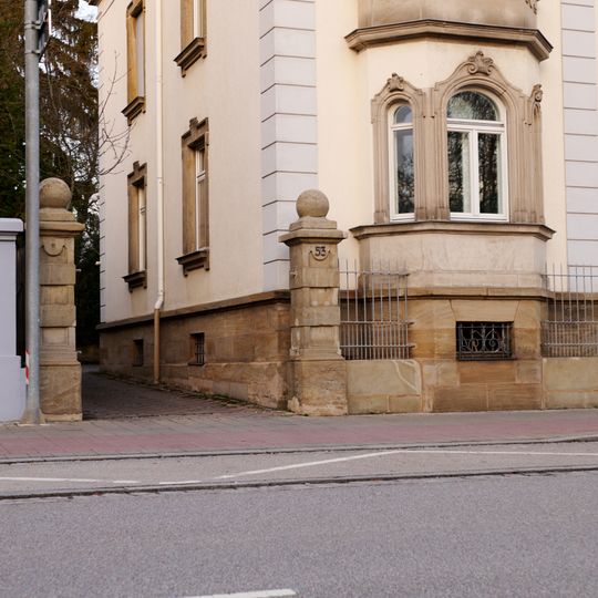 Einfriedung Eyber Straße 53 in Ansbach