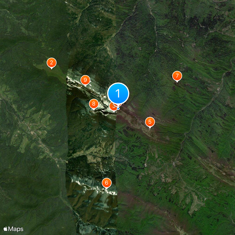 Połonina Wetlińska Mapa