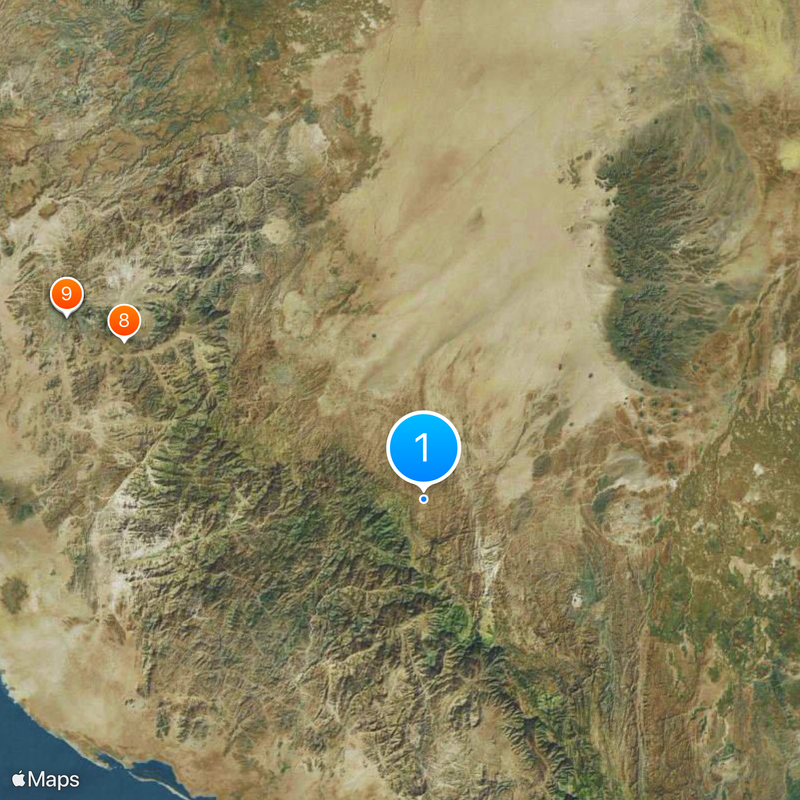 بني سعد Map