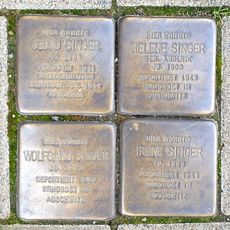 Stolperstein dedicated to Wolfgang Singer