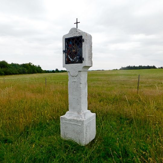 Třinácté zastavení křížové cesty u Valče