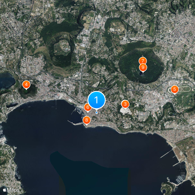 Flavian Amphitheater Map
