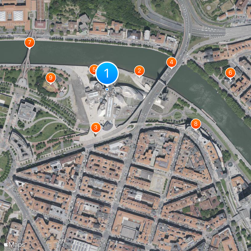 Guggenheim Museum Kaart