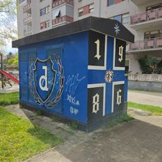 Grafiti, centro de transformación, obra de arte, subestación eléctrica