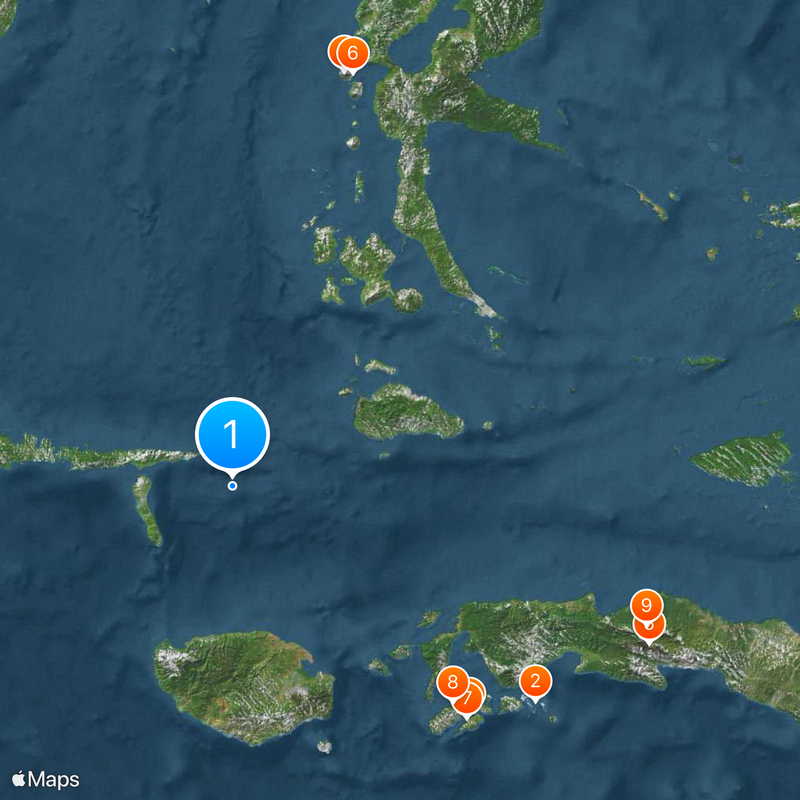 Archipelag Malajski Mapa