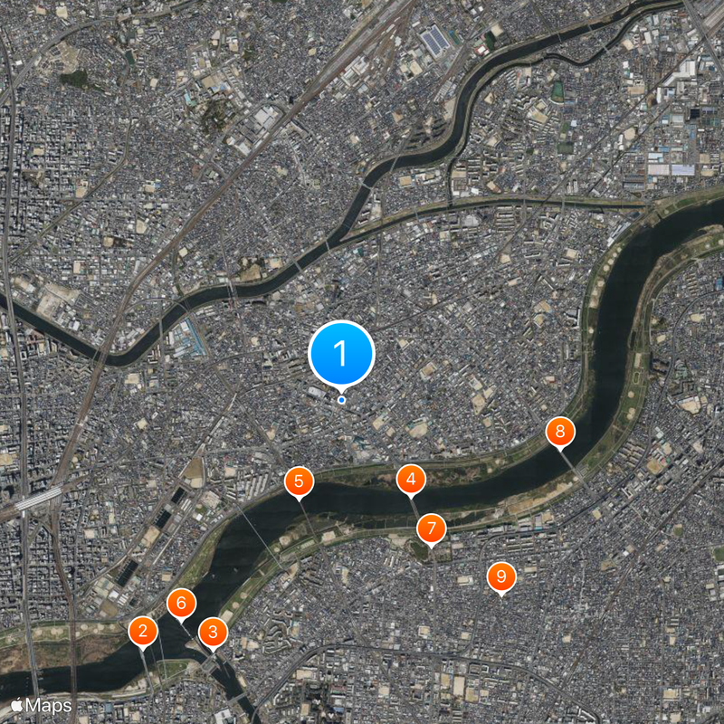 Higashiyodogawa-ku Carte