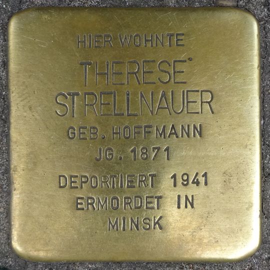 Stolperstein für Therese Strellnauer