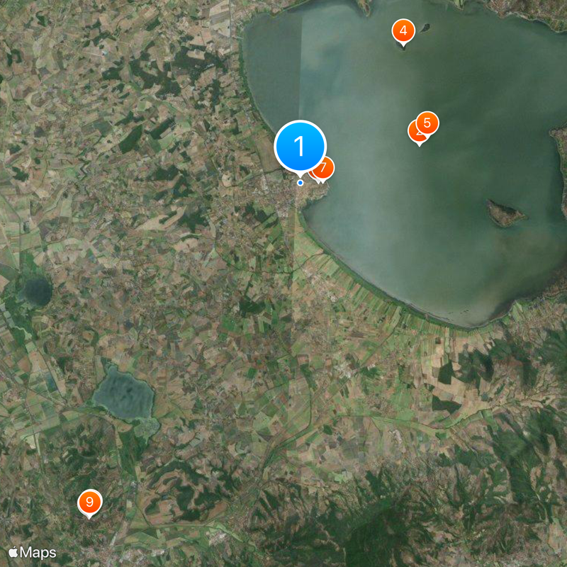 Castiglione del Lago Mapa