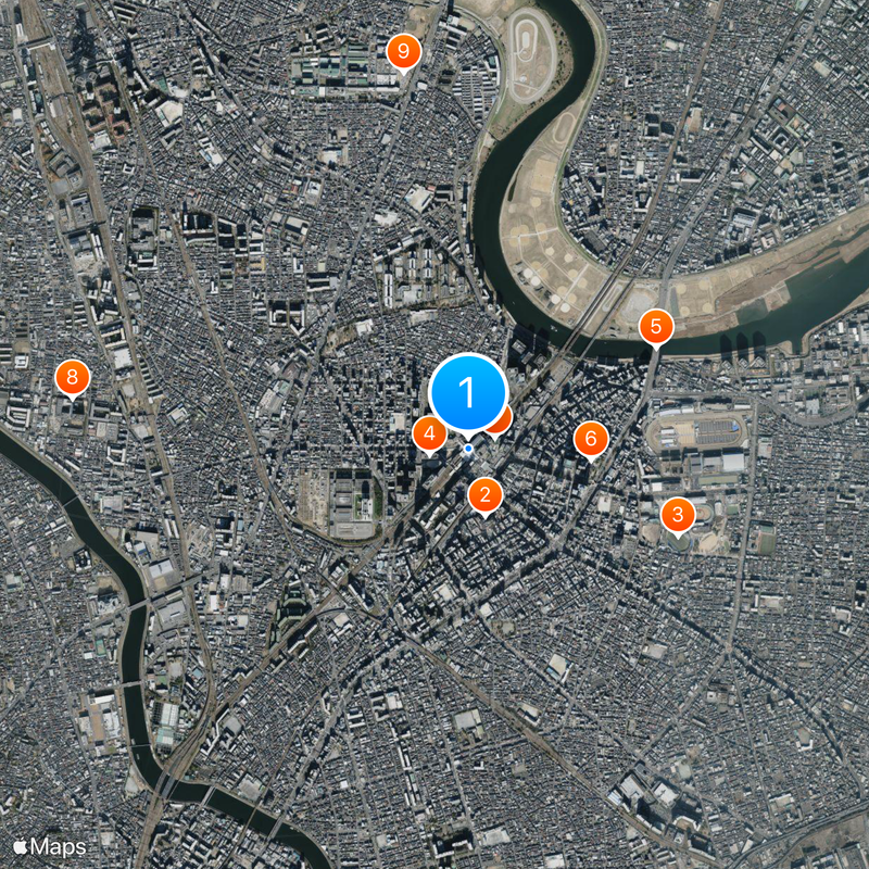 Kawasaki Station Map