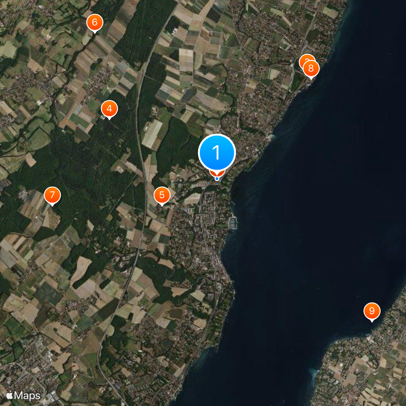 International Basketball Federation Map