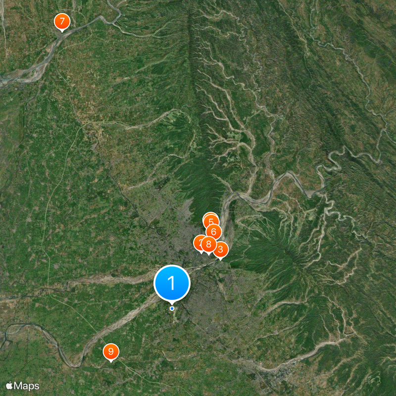 Jammu Airport Map