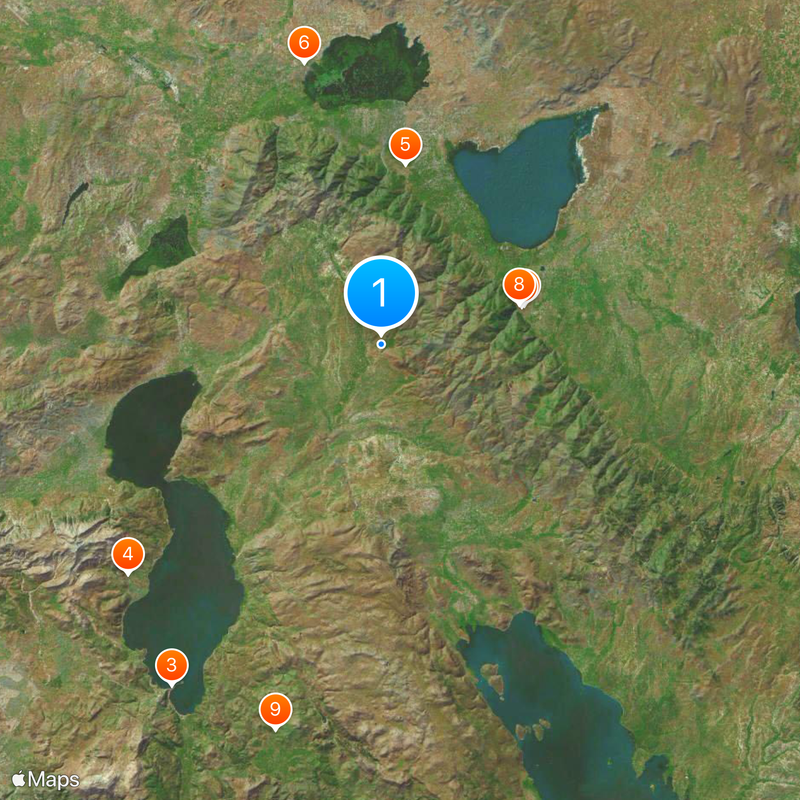 Antioch of Pisidia Map