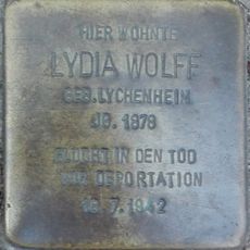 Stolperstein en memoria de Lydia Wolff