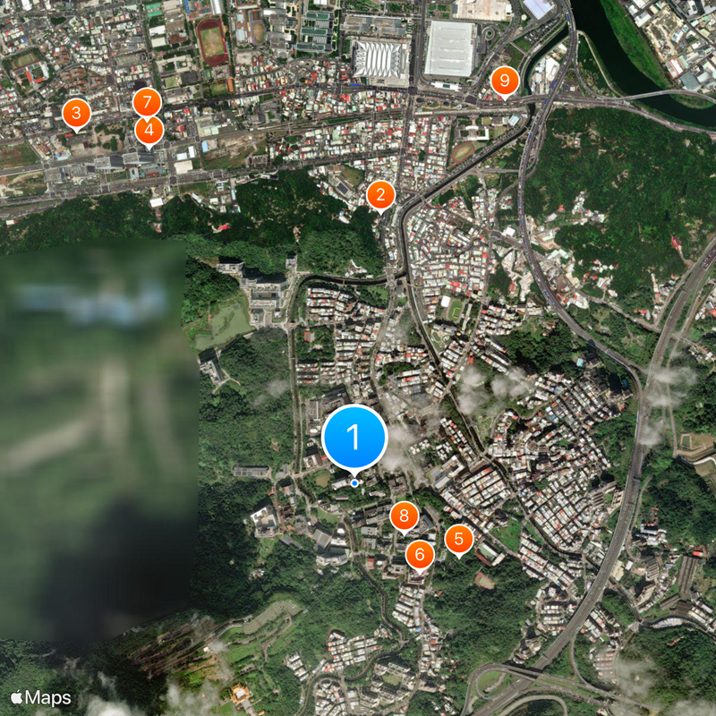 Academia Sinica Map