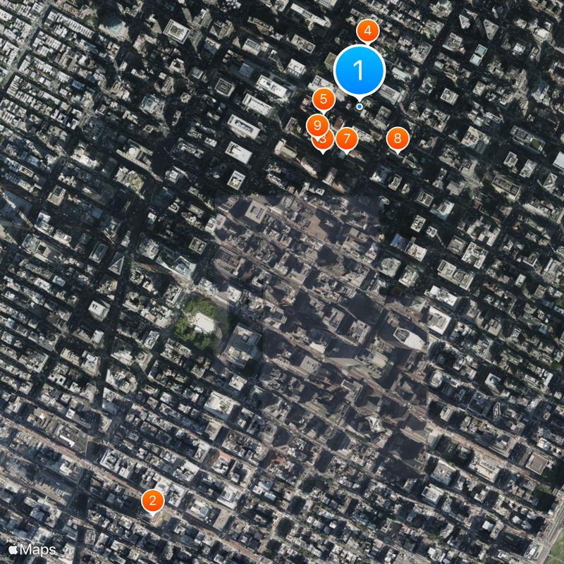 75 Rockefeller Plaza Mappa