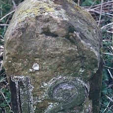 Milestone, just N of junction with Lamsey Lane